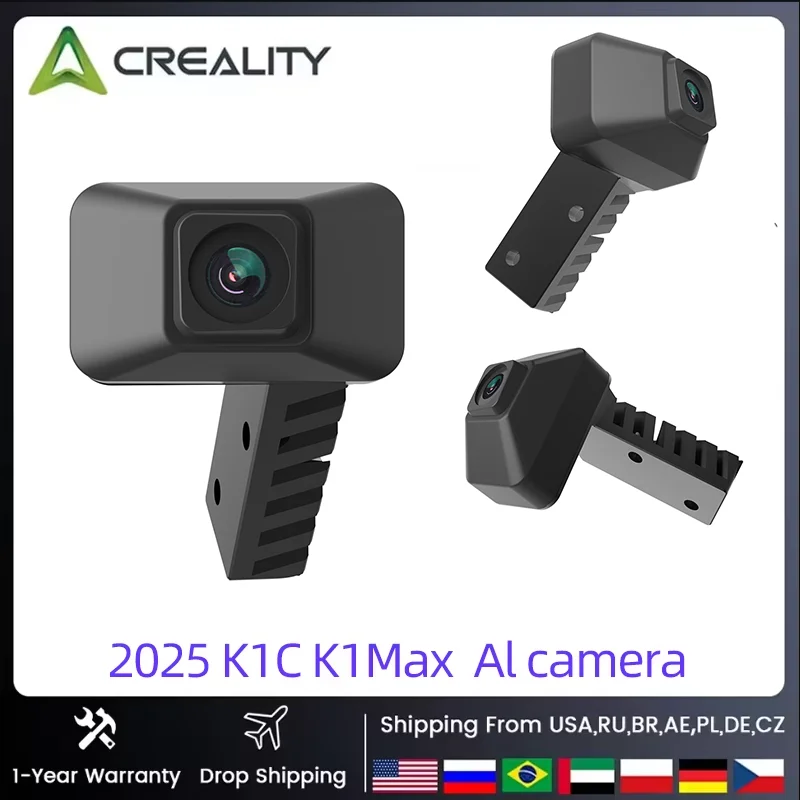 CREALITY 2025 K1C/K1 MAX AIカメラ HD画質 インテリジェント