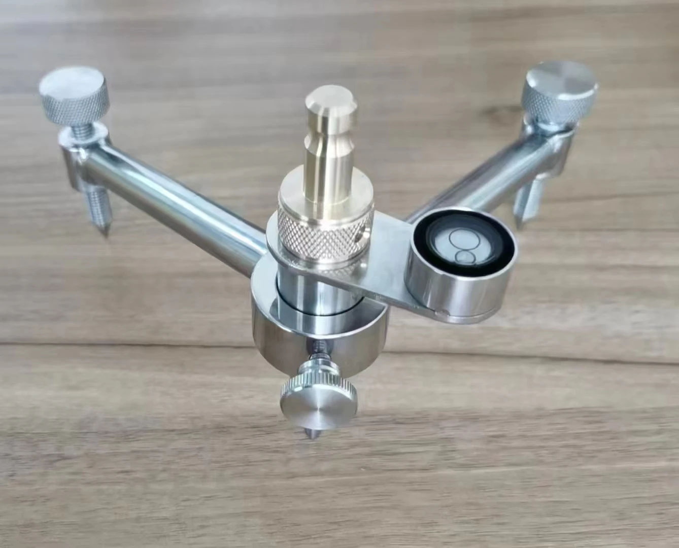 

Stainless-Steel Mini Bipod for Mini Prism Pole With Lei Adapter, Mini Tripod & Adapters,