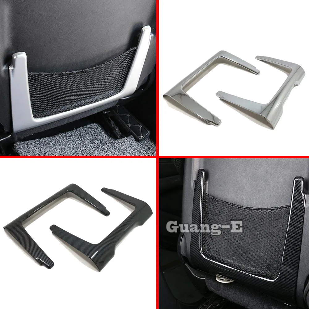 Car Garnish Cover Trim Rear Seat Backrest Below Frame Sticker Cover 2pcs For Jeep Grand Cherokee 2014 2015 2016 2017 2018 2019