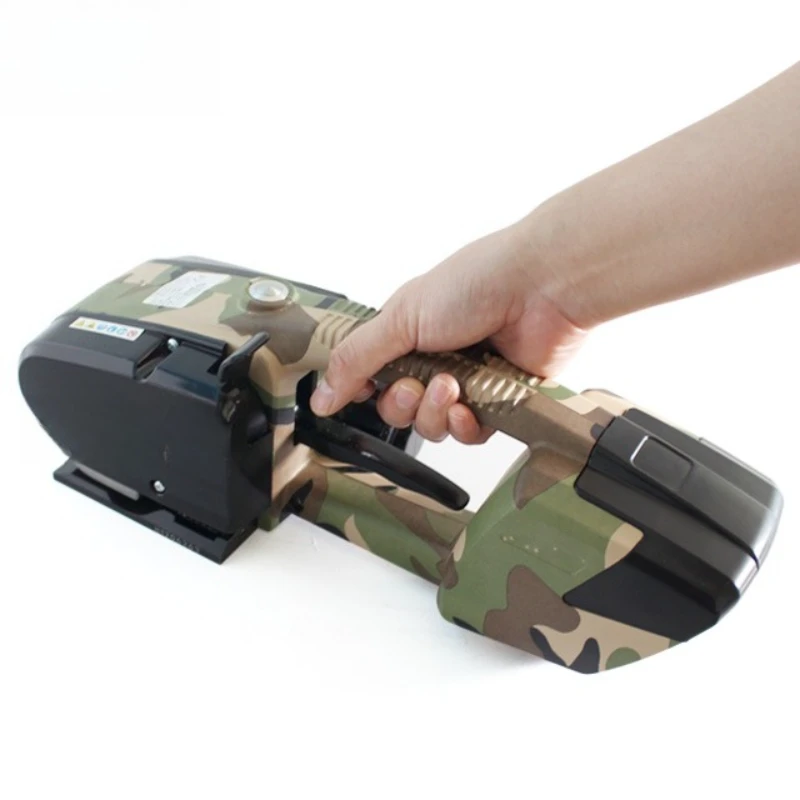 

Manual electric battery powered plastic strap strapping tool
