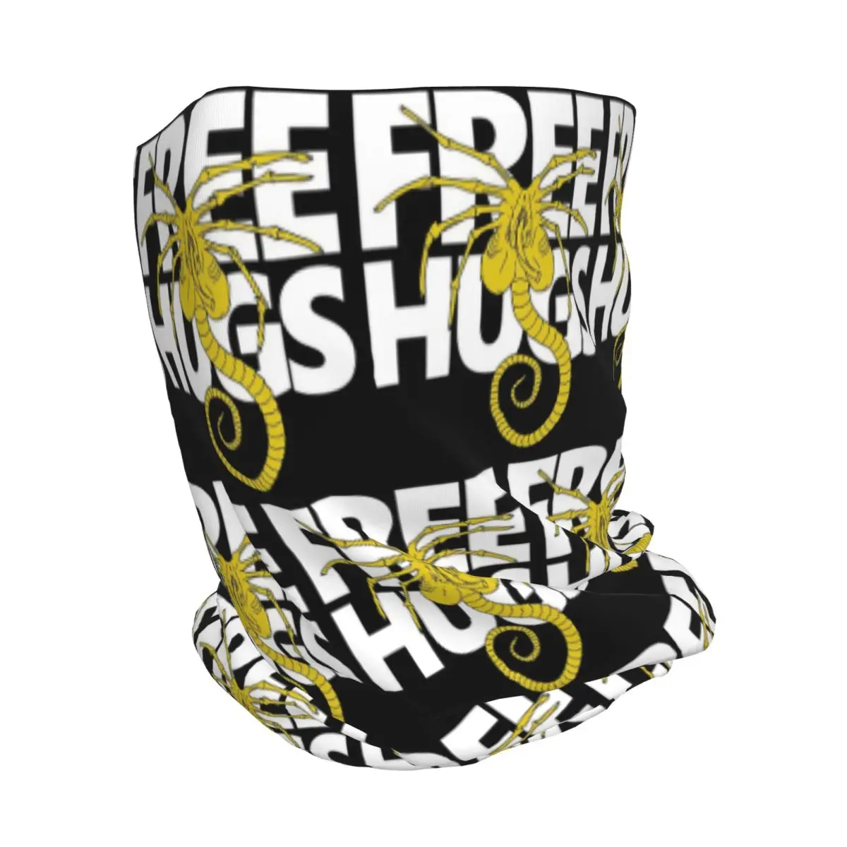 FaceHugger Alien Xenomorph Shoulder Bandana Neck Cover Wrap Scarf Multifunction Headband Beanies Hat Unisex Adult Winter