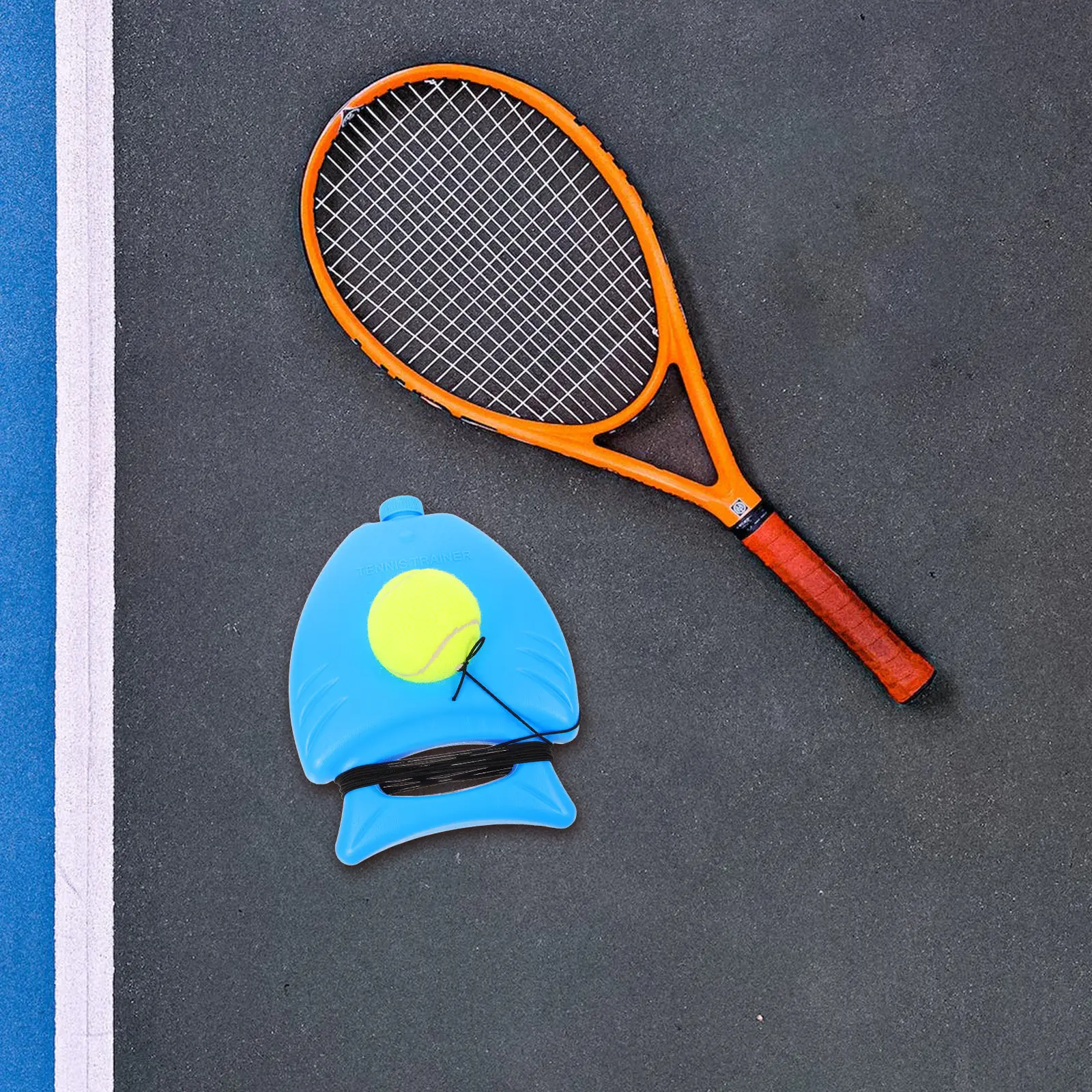 

1Set Tennis Trainer Plastic Durable Sports Training Base Eye Hand Coordination Trainer for Indoor Outdoor Use Sports Prop