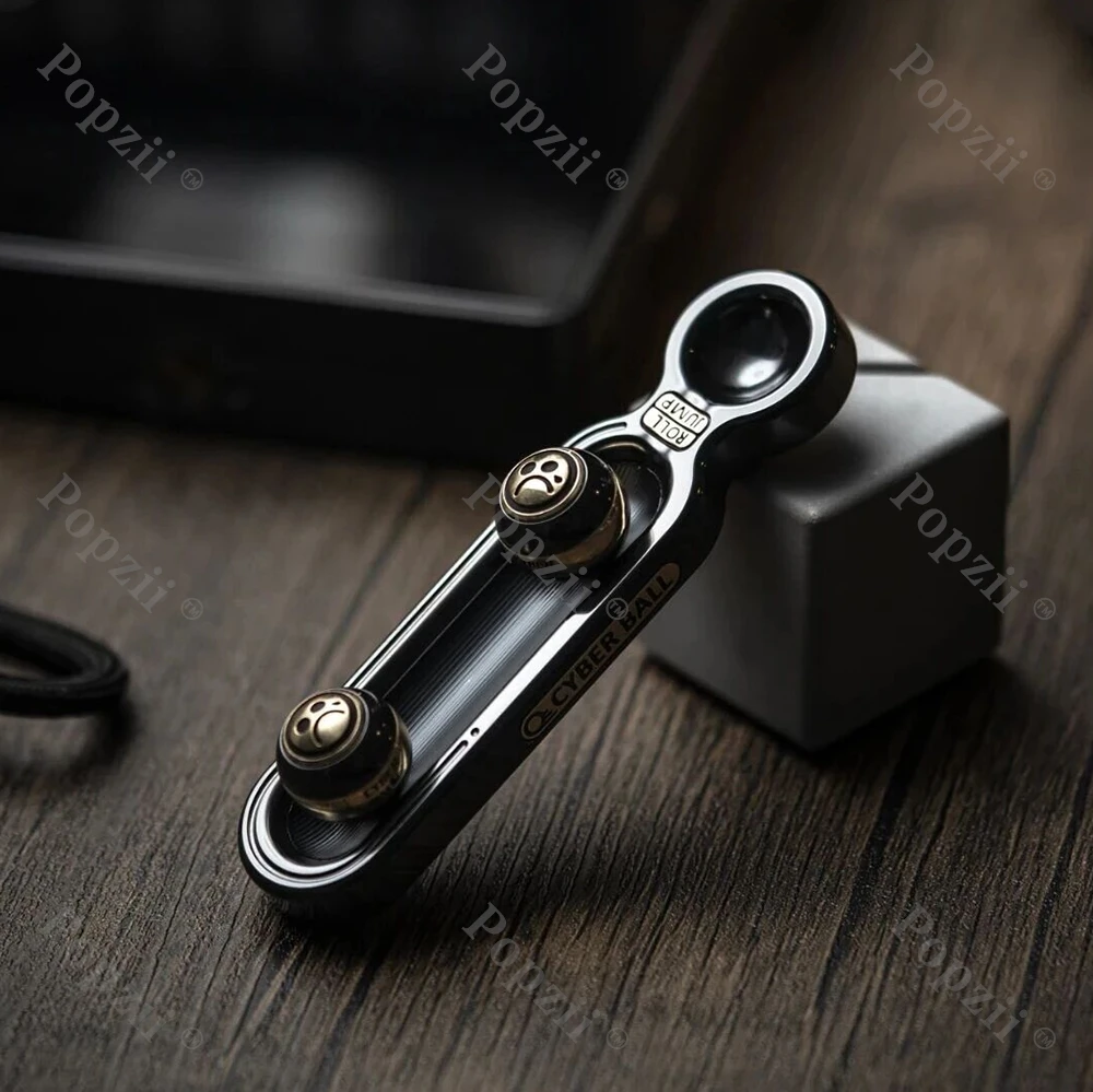 ของเล่นโลหะ Dz Cyber Ball ซิรโคเนียม บีนซ์ พุช สไลเดอร์ ของเล่นคลายเครียด หลากหลายรูปแบบการเล่น ลูกปัดหมุน EDC ของเล่นฟิดเจ็ต