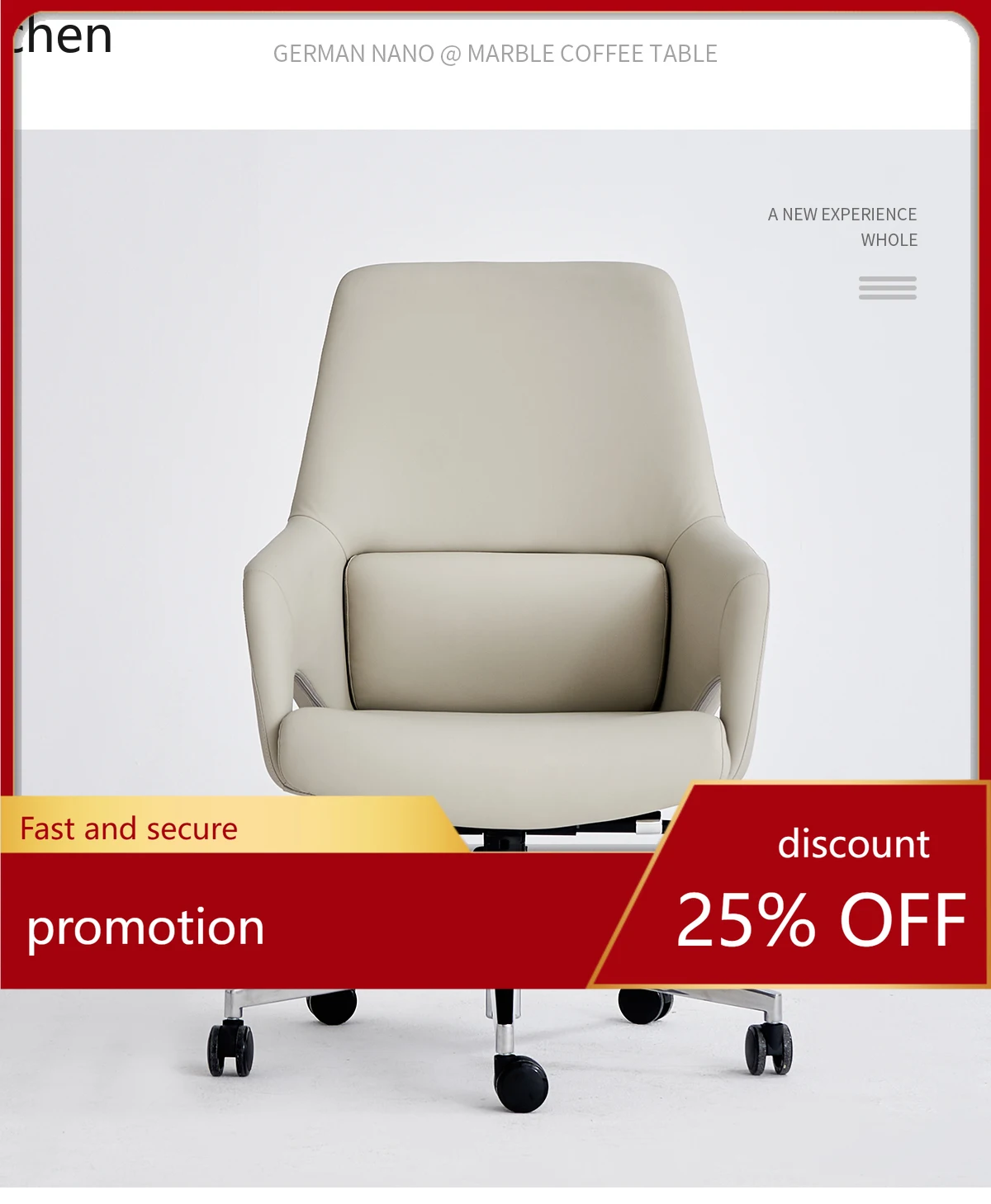 

HT computer backrest office chair comfortable sedentary lifting office seat study desk chair