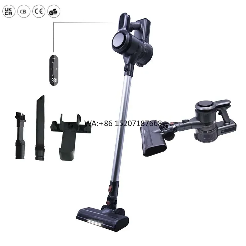 

400W Stick Wireless Portable Cordless Vacuum Cleaners 1L Dust Capacity Auto mode