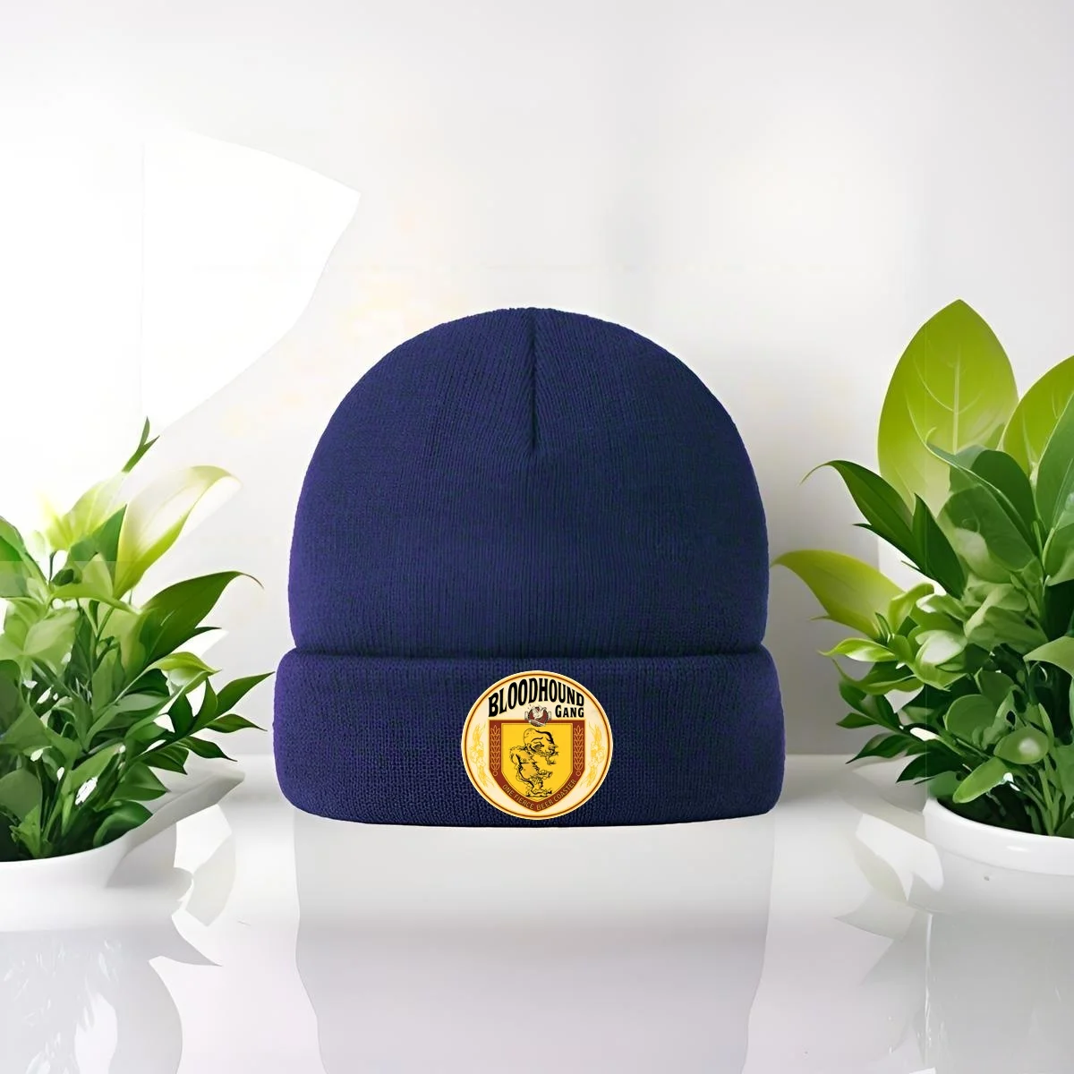 BLOODHOUND GANG 2026 새로운 유니섹스 니트 모자 - 멀티 컬러, 따뜻하고 편안한 겨울 모자, 남성용 스타일리시한 모자