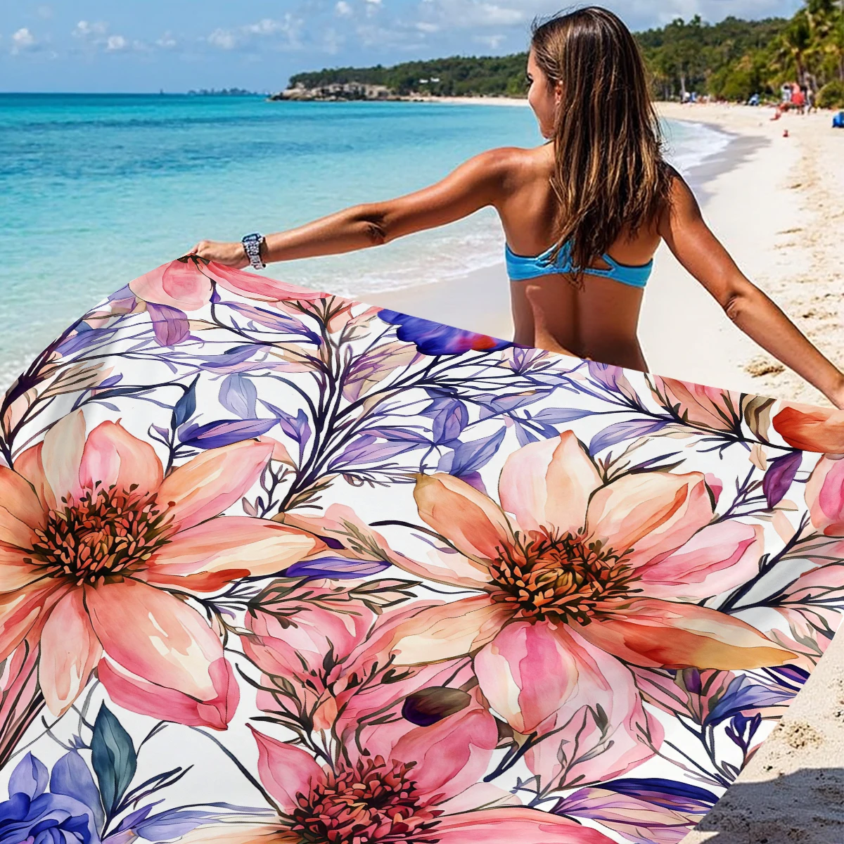 

200x240cm Sandproof Waterproof Beach Mat Extra Large Lightweight Sand Free Outdoor Blanket Portable Picnic Mat for Travel Campin