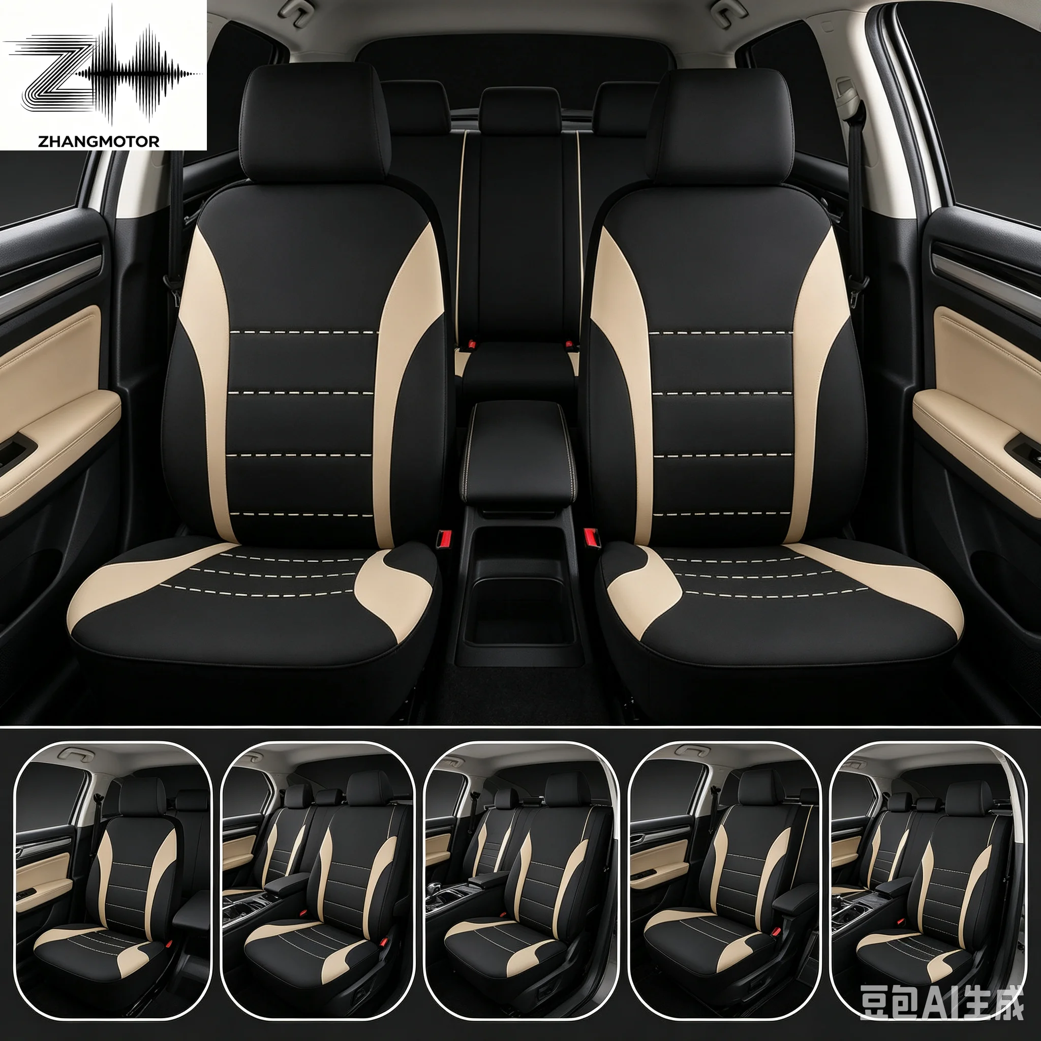 Universal 7 Colors 5 7 8 Seats CoverAuto Car Seat Covers Ployester Cushion Full Set Front Rear For Sedans Seat Cover AT MT