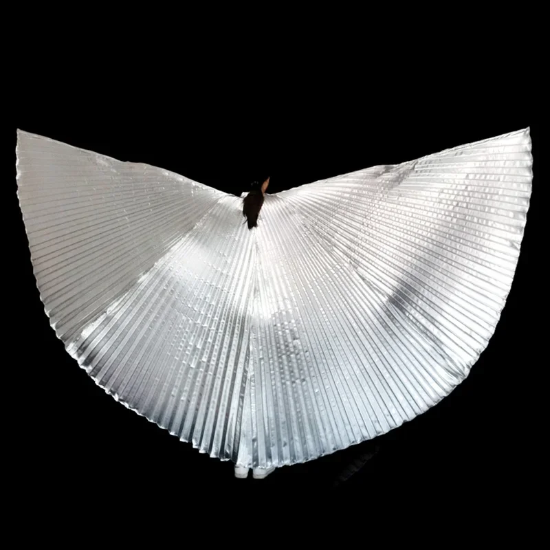 

Профессиональные крылья для танца живота Изида - ручной работы, египетский аксессуар для выступлений, с сумкой для переноски, без палочек.