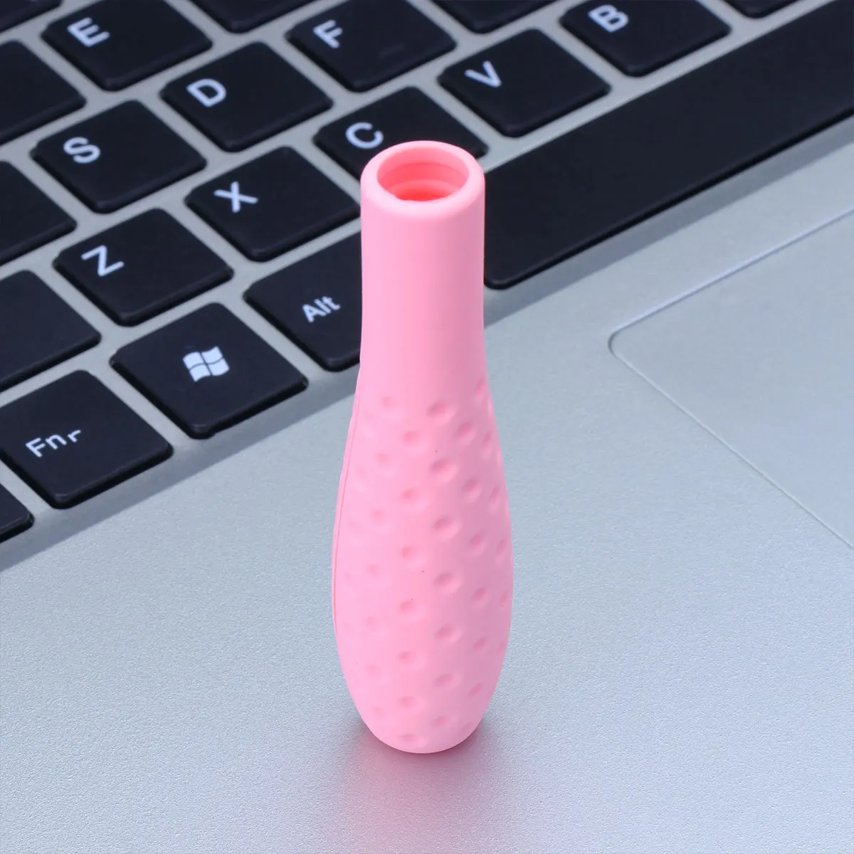 Silicone Stylus Grip Holder Lightweight Dust-Free Coating Scratch Shock Protection For Pencil Pink Compatible Touch