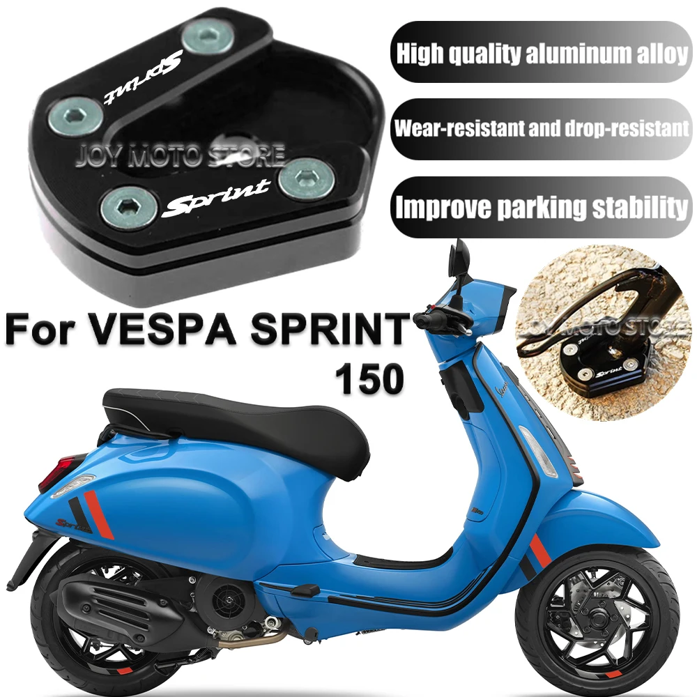 

For Vespa Sprint 150 sprint 150 Motorcycle Kickstand Foot Side Stand Extension Pad Support Plate