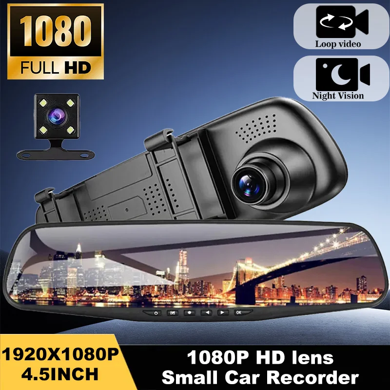 1080P Mirror Dash C…