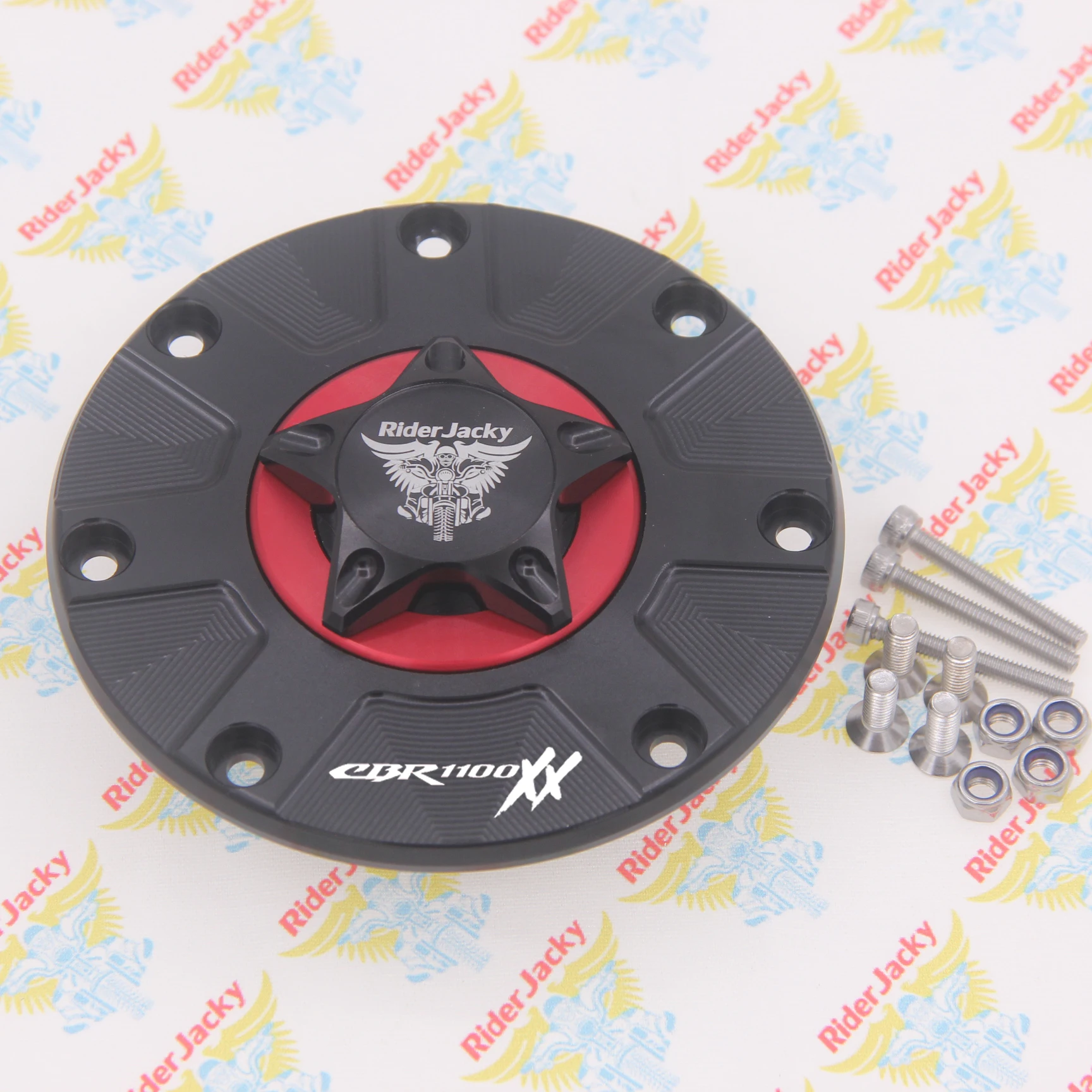 

RiderJacky® Motorcycle Fuel Tank Cap Gas Cap Cover Keyless For Honda CBR1100XX 1997-2007 CBR 1100XX