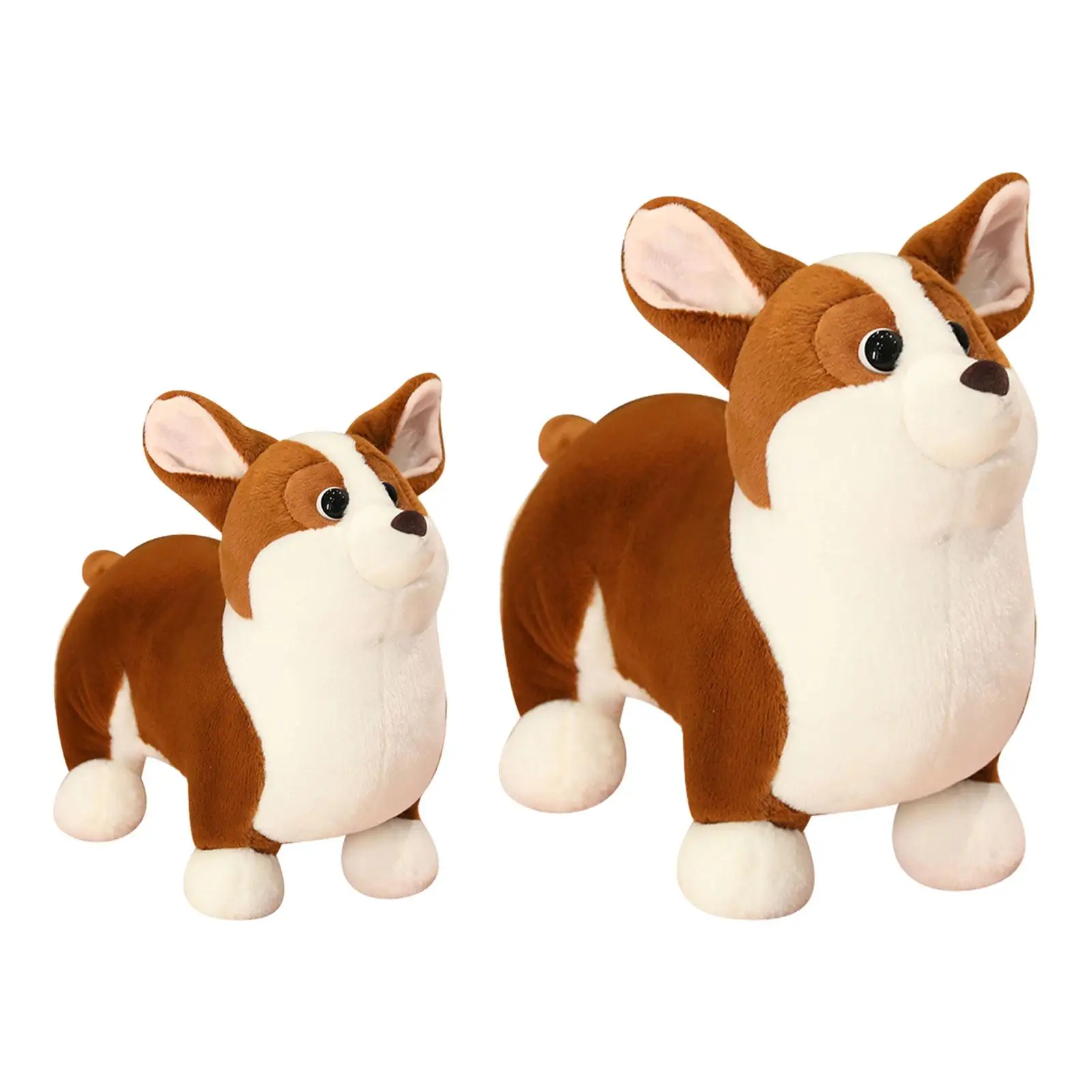 Stuffed Animal Toy Corgi Dog Plush Pillow Hugging Throw Pillow Pillow Cushion Home Decor Gifts for Valentine for Bed Sofa Chair