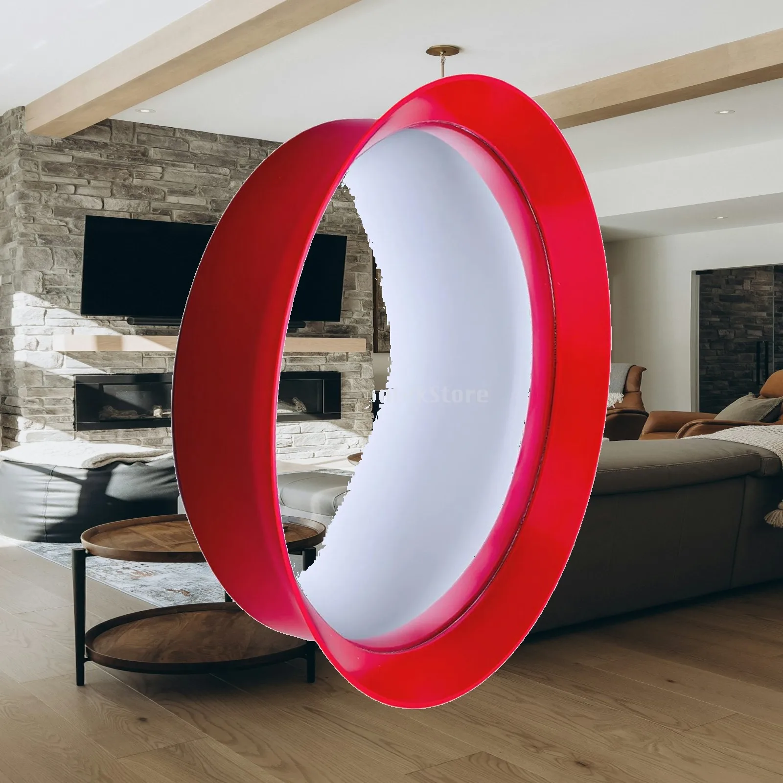 

Convex Mirror, Wide Angle Indoor Decorative Wall Mirror for Garage, Cafes Parking