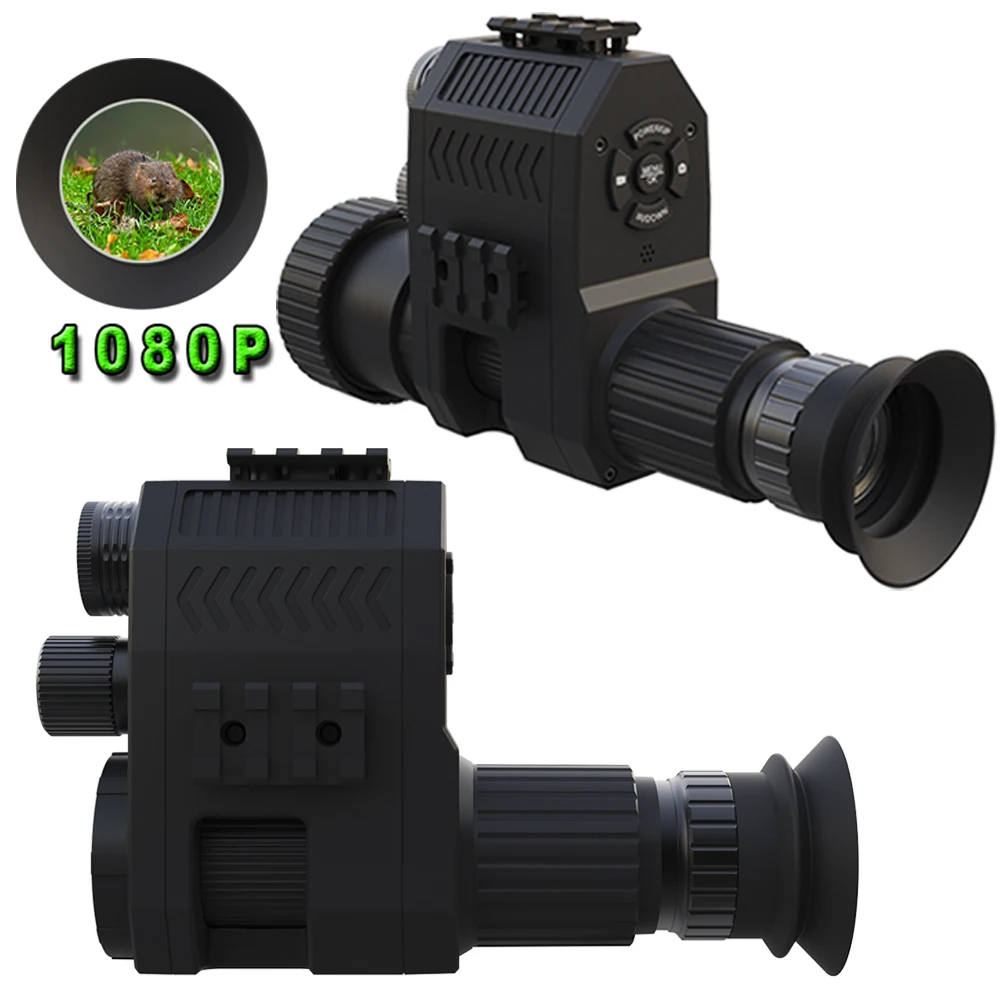 

NK007 Plus 1080P HD 4X Digital Zoom Monocular Telescope 200M/400M Infrared Night Vision Sight for Hunting Photo Video Recording