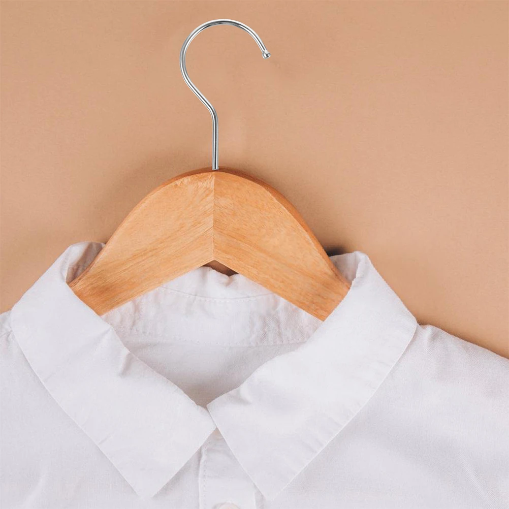 20 قطعة السراويل البلاستيكية شماعات السنانير سميكة طويلة تصميم دائري خزانة معلقة المنظم للملابس التنانير الجينز توفير المساحة #2