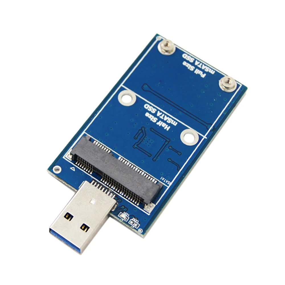 

Чехол для жесткого диска Mini SSD MSATA к USB 3.0, 6 Гбит/с, коробка для жесткого диска MSATA к USB 3.0, беспроводная поддержка твердотельного накопителя 30*30/50
