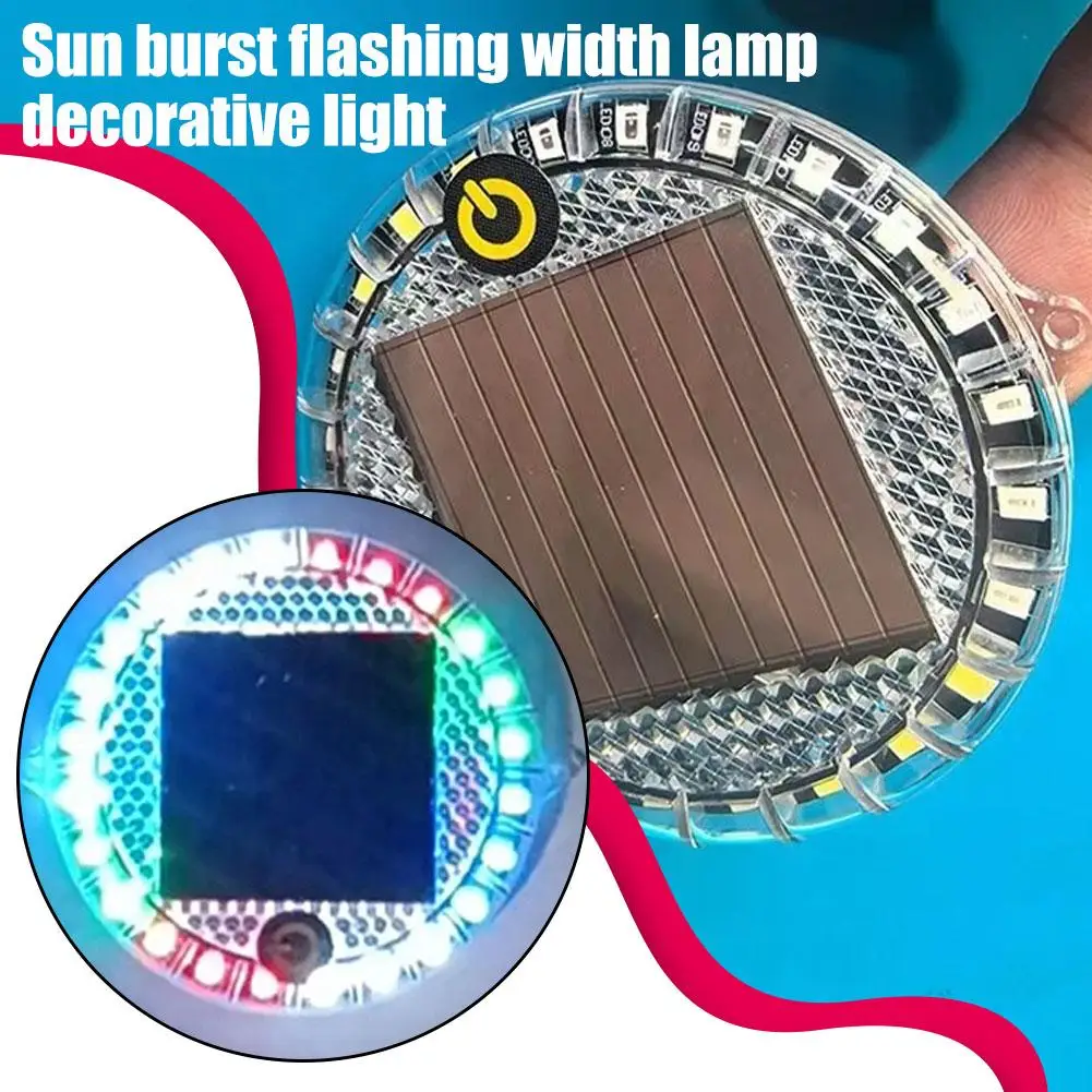 

Круглые задние фонари, стробоскопы, светодиодные аварийные предупреждения, светодиодные фонари безопасности, светодиодные фонари, водонепроницаемый декоративный светильник, красочный дорожный Ca I5R9