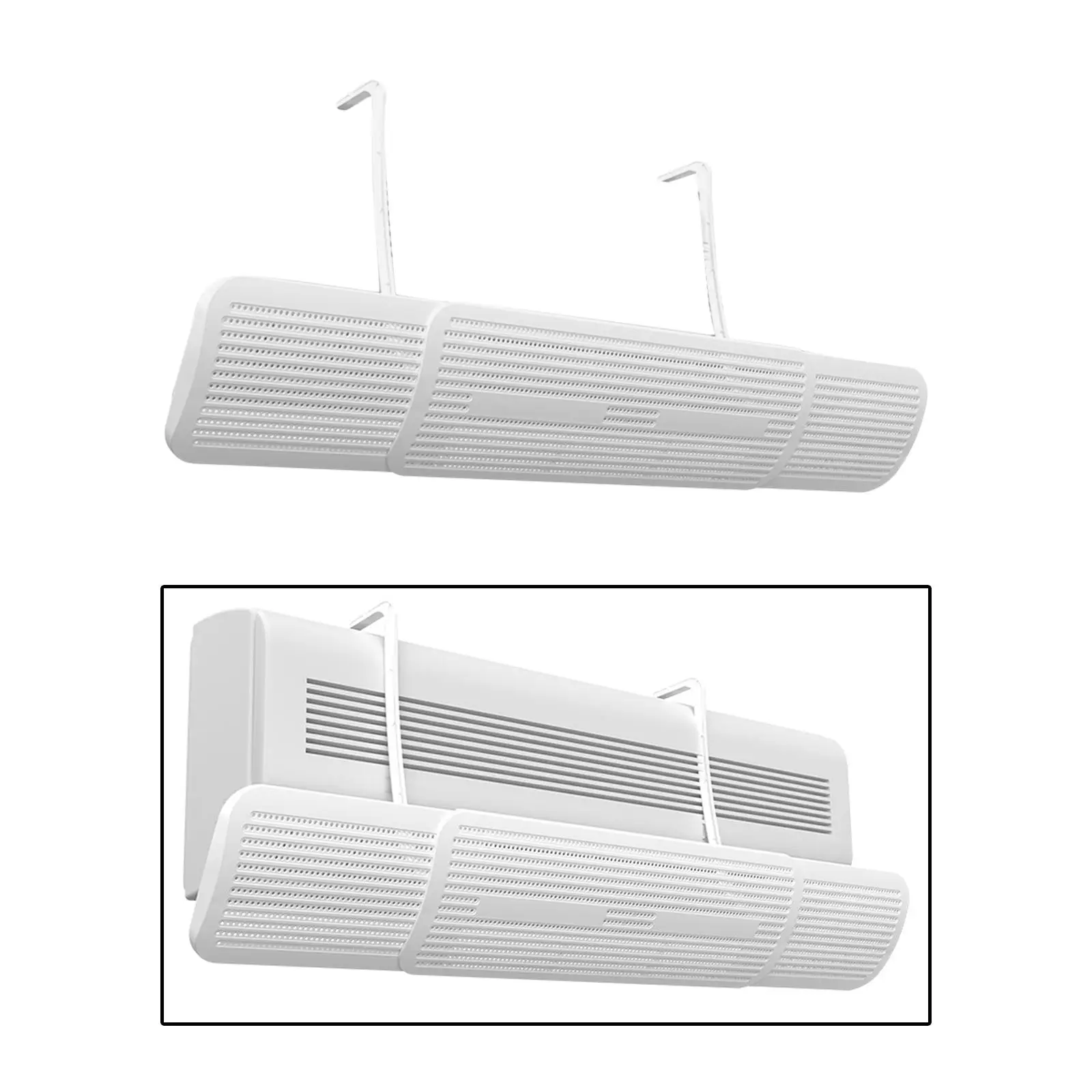 Air Conditioner Deflector Antidirect Blowing Wind Baffle Vents Sidewall Wind