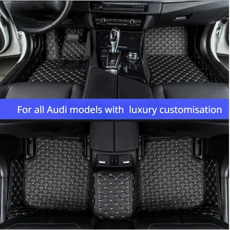 

Custom car floor mats for Audi a4 b6 a6 c5 b8 A6L R8 Q3 Q5 Q7 S4 Quattro A1 A2 A3 A4 A6 A8 Accessories Auto Carpets Fashion