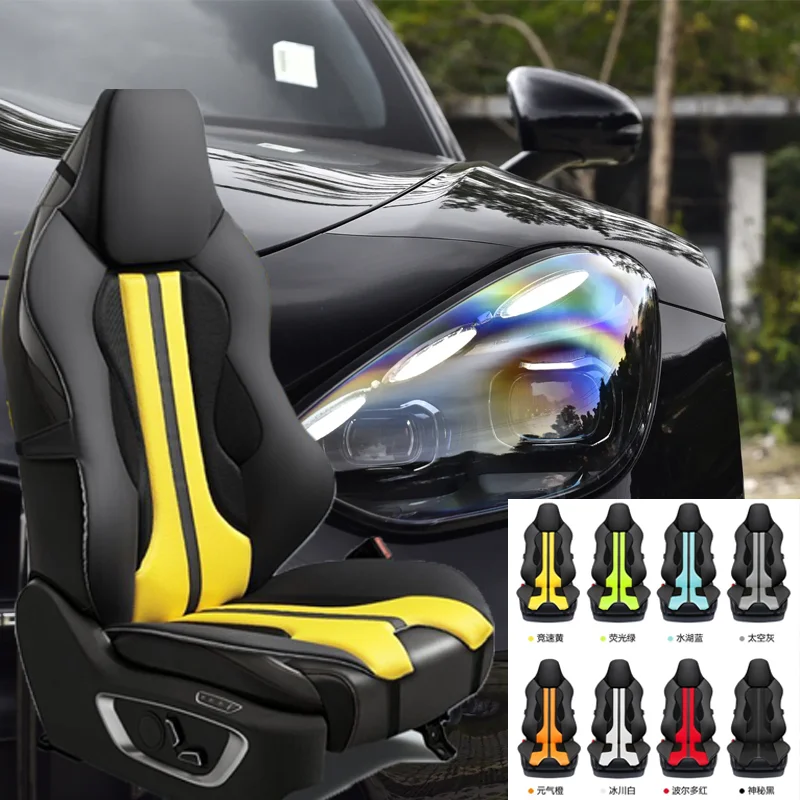 メルセデス・ベンツamg-gt用カーシートクッション、パーソナライズされたトレンディなデザイン、完全密閉型、通気性と耐摩耗性に優れたカーシートクッション