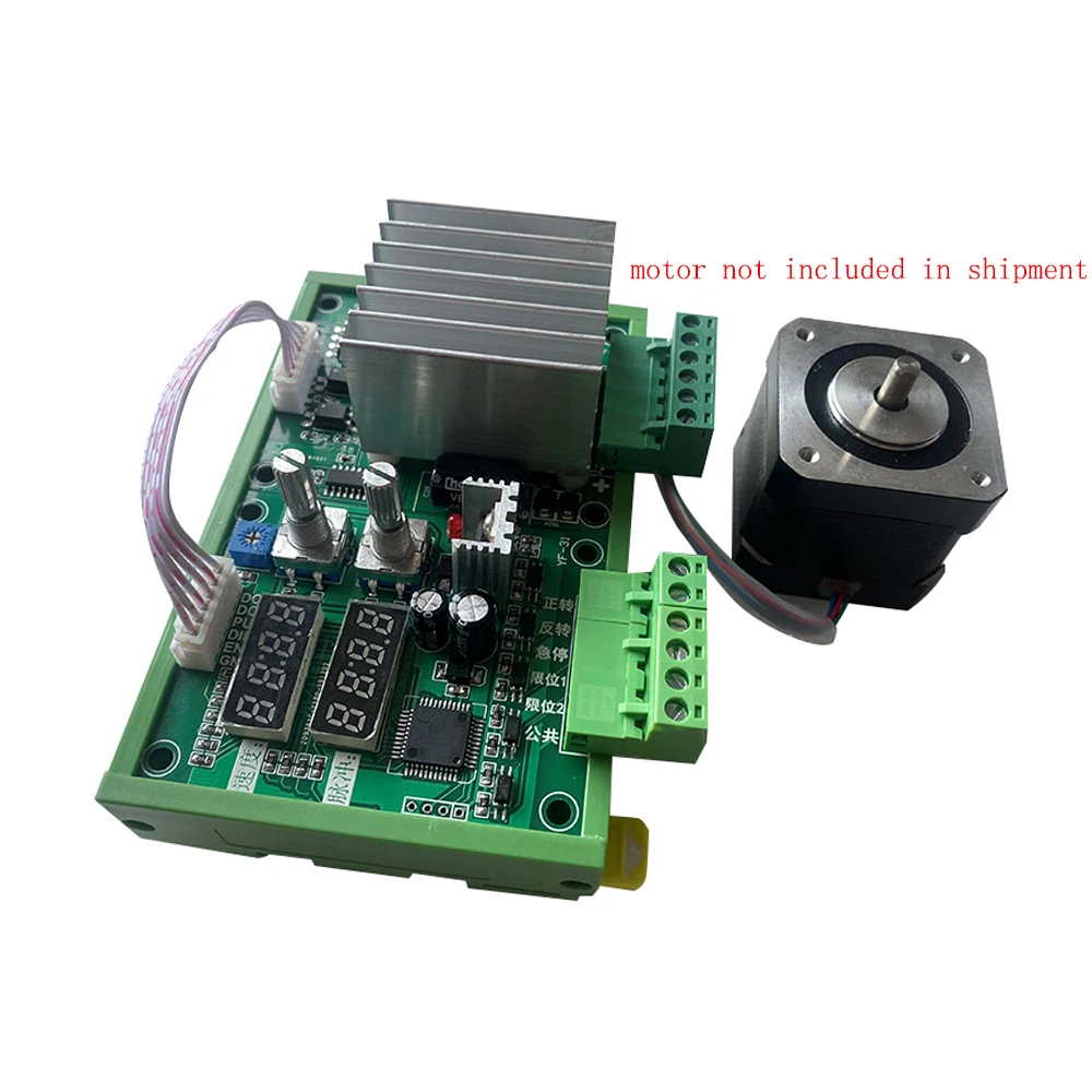 ​Stepper Motor Drive Control Board 42 57 Forward Reverse Controller Limit Angle Pulse Speed Drive Module Programmable PLC