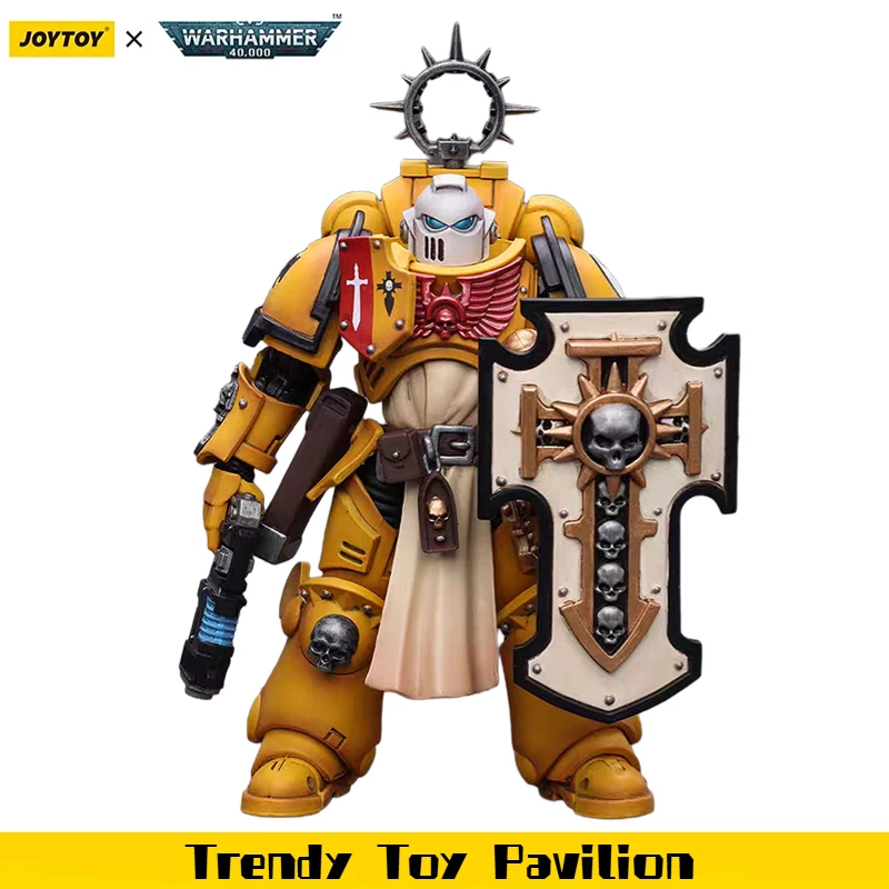 

【JOYTOY】Warhammer 40K Primaris Space Marines Imperial Fists Bladeguard Veteran 1/18 Action Figure Toys