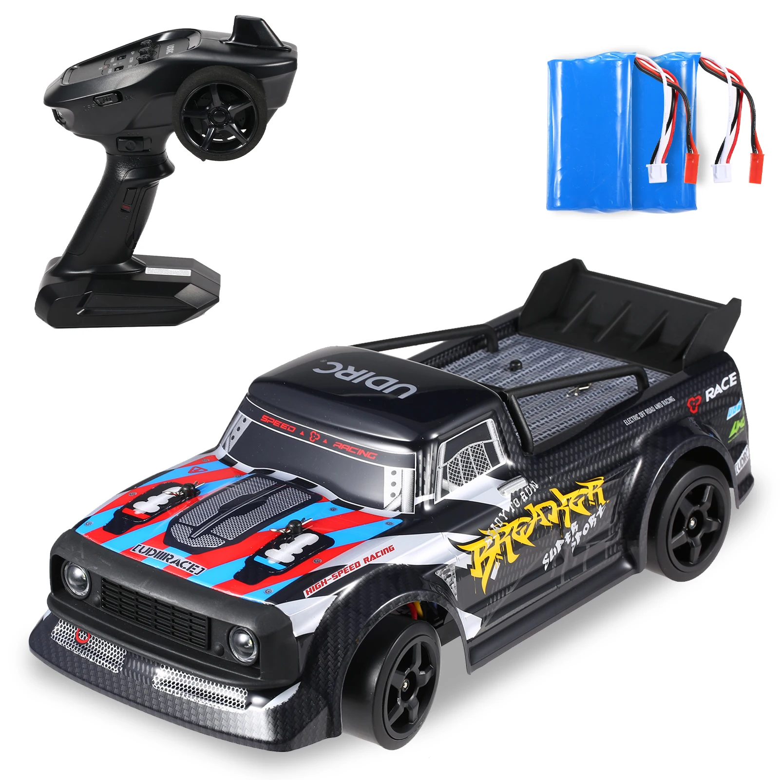 UdiRC UD1601 RC Drift Car 1/16 RC Car 2.4GHz 4WD 30km/h RC Race Car High Speed Kids Gift RTR with Electronic Stability System 2