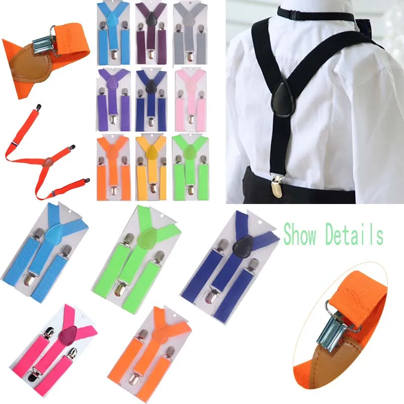 Children 3Pcs Tie Bowtie Suspenders Kid Clothing Accessories Prom school Fancy Wedding Fashion Christmas MW20