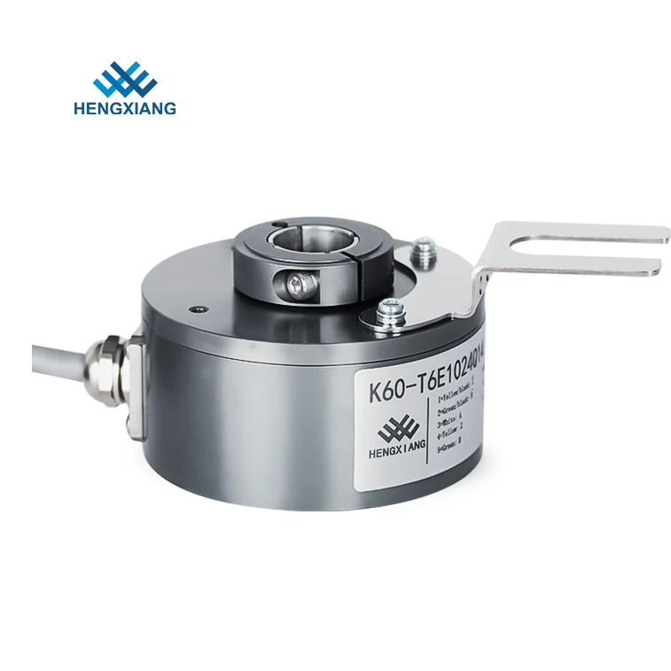 GOOD Hengxiang K60 Incremental Encoder Replaced for BHF06.24G2000-12-5 10-30 VDC Push-pull Short-circuit Proof 12 mm Blind Hollo