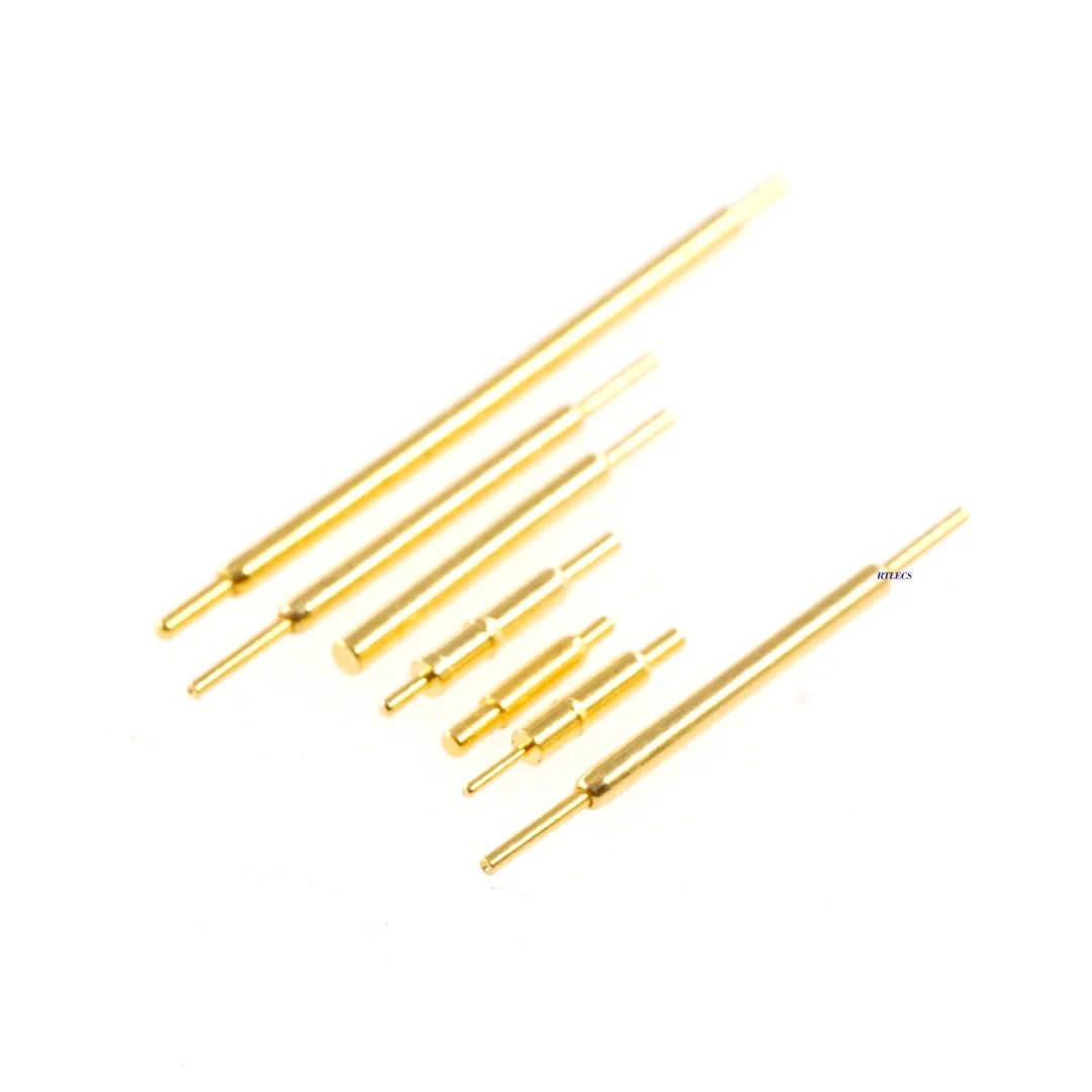 1 Piece Outer Diameter 1.1 1.2 1.3 1.4 MM Spring Loaded Pogo Pin Connector Single Discrete Pogopin Battery Contact Probe