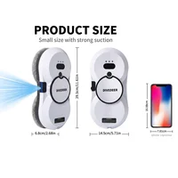 DIVEDEER – robot de nettoyage de vitres à pulvérisation d'eau, intelligent, taille haute, moteur sans balais double face, nettoyeur de vitres, type de pulvérisation 5