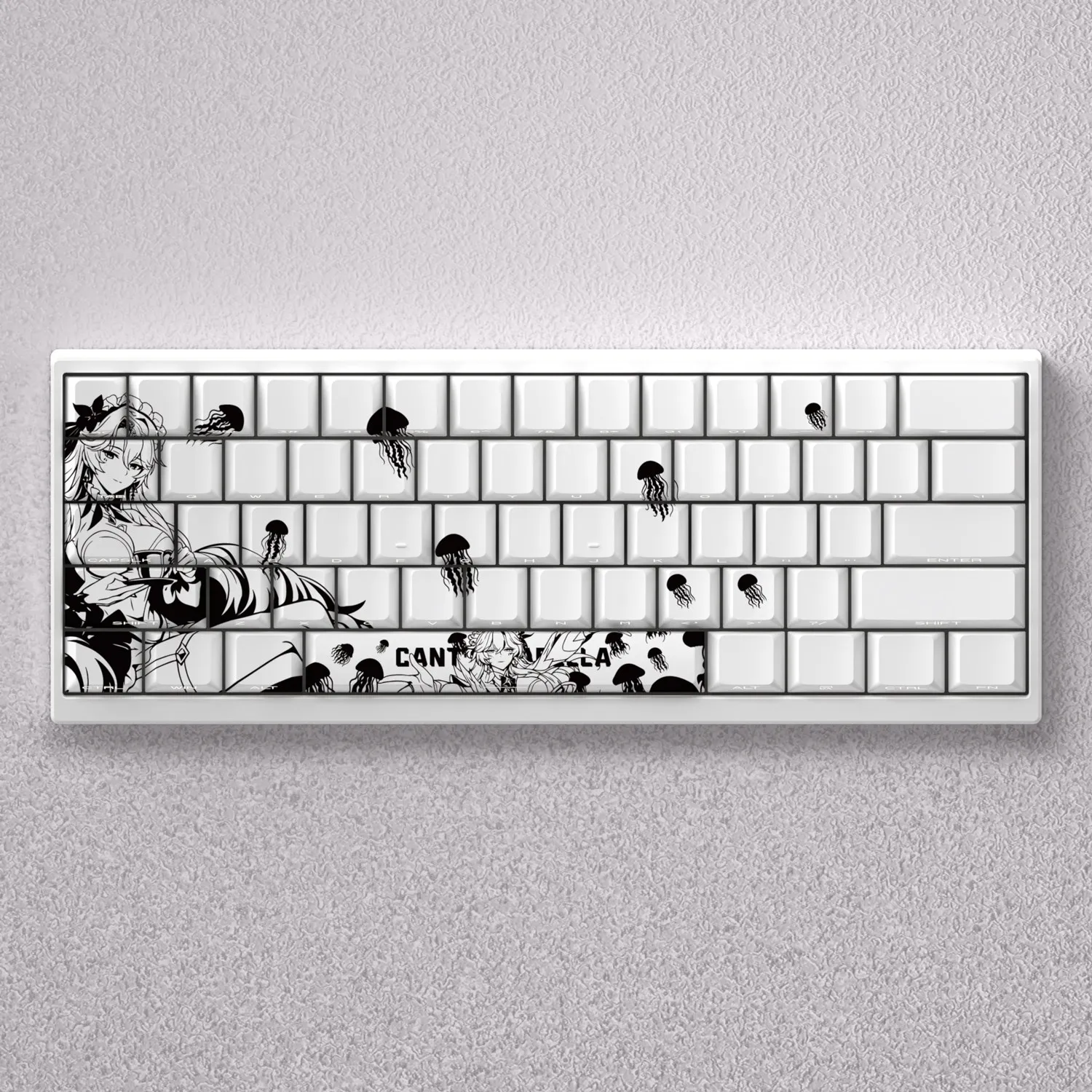 

Anime Keycaps Cantarella 73 78 98 Keys PBT Dye Sublimation Cherry Height for Mechanical Keyboard Game PC AULA F75 Ajazz Anne pro