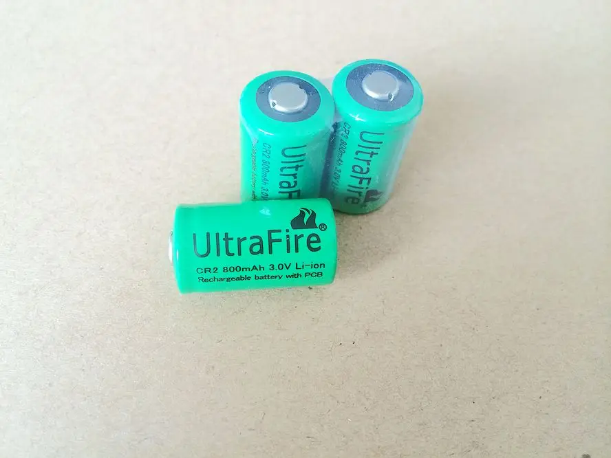 2-10pcs CR2 battery 15270 800mah 3V rechargeable battery Polaroid/mini camera/massage device battery