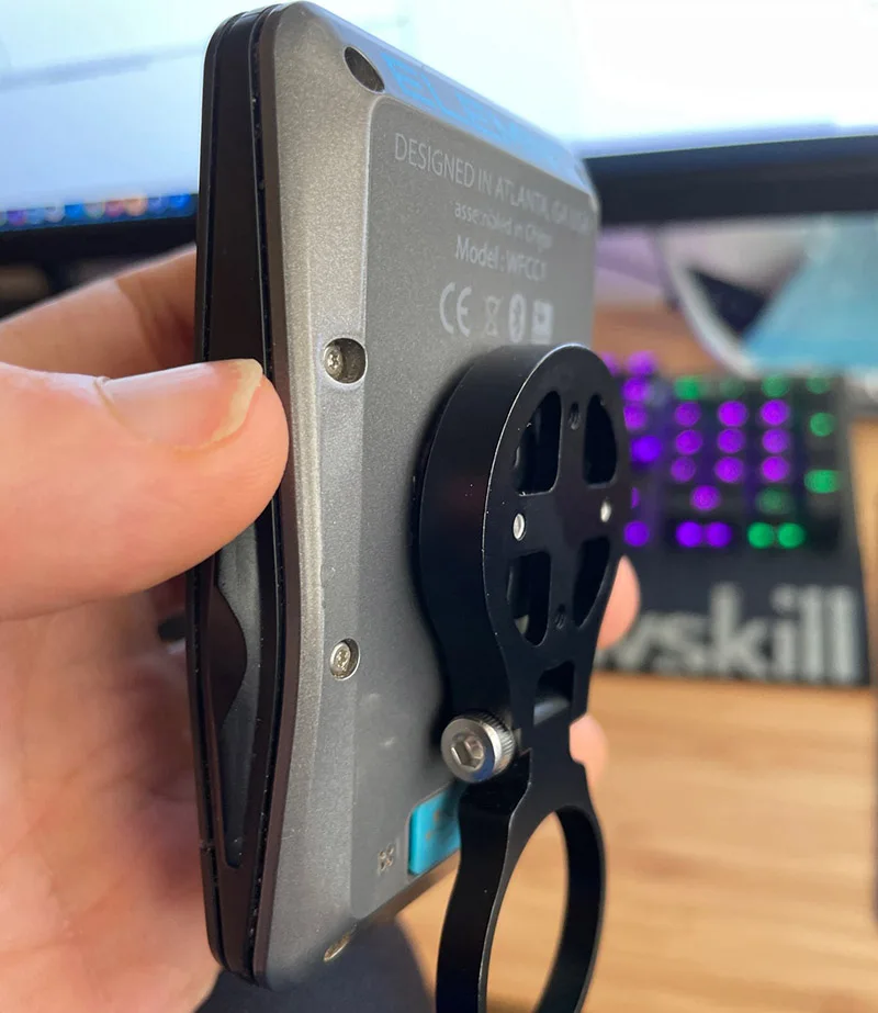 دراجة GPS قوس الكمبيوتر جبل حامل CNC ل Wahoo Garmin Bryton Cateye IGPSPORT نظام تحديد المواقع الكمبيوتر دراجة قوس ملصق الهاتف