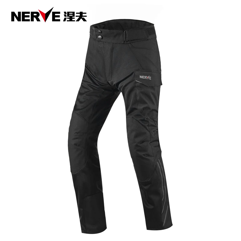 NERVE Motorcycle Pants Men Mesh Cycling Pants Four Seasons Stretch Pants Waterproof  Warm Fall Resistant in Winter Riding Gear