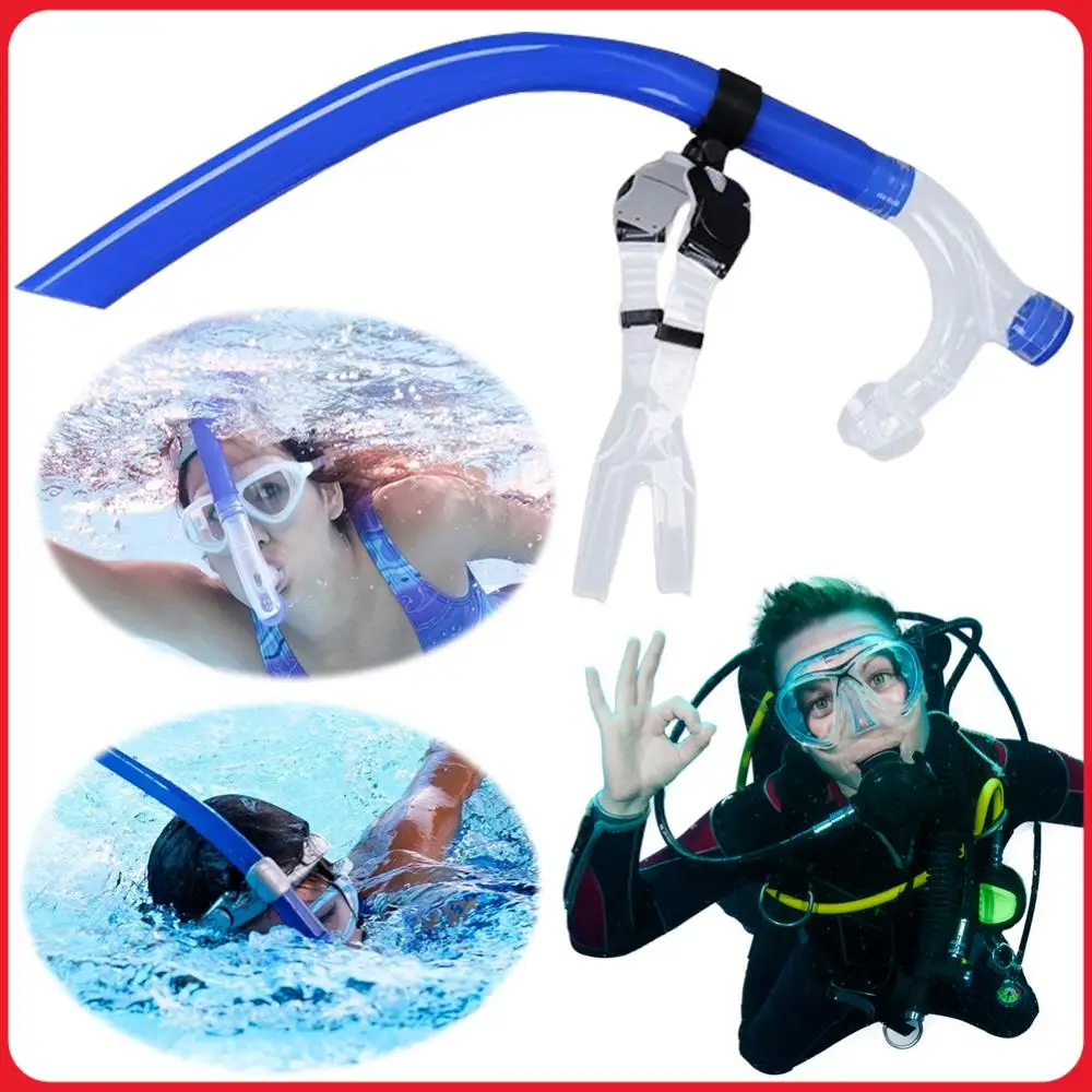 

Diving Training Mouthpiece Silicone Swimming Front-Breathing Tube Comfortable for Snorkeling Scuba Diving Freediving Swimming