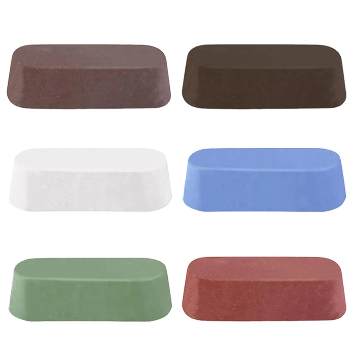 A20M Metal Buffing Polishing Compound for Buffing Wheel, Buffing Wheel Compound, Coarse to Fine 6PCS