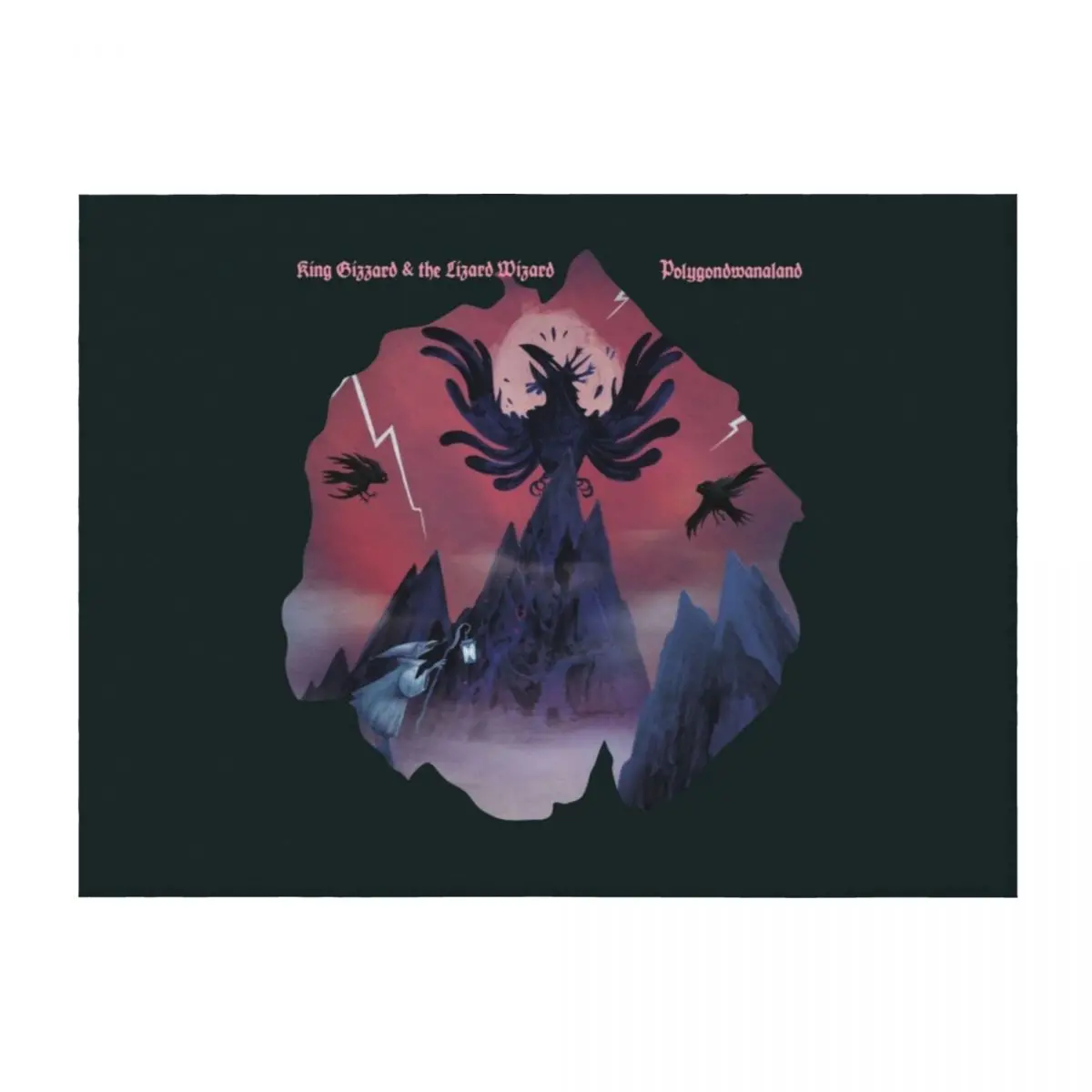 

King Gizzard and Lizard Wizard Throw Blanket Winter beds Beautifuls Nap Baby Blankets