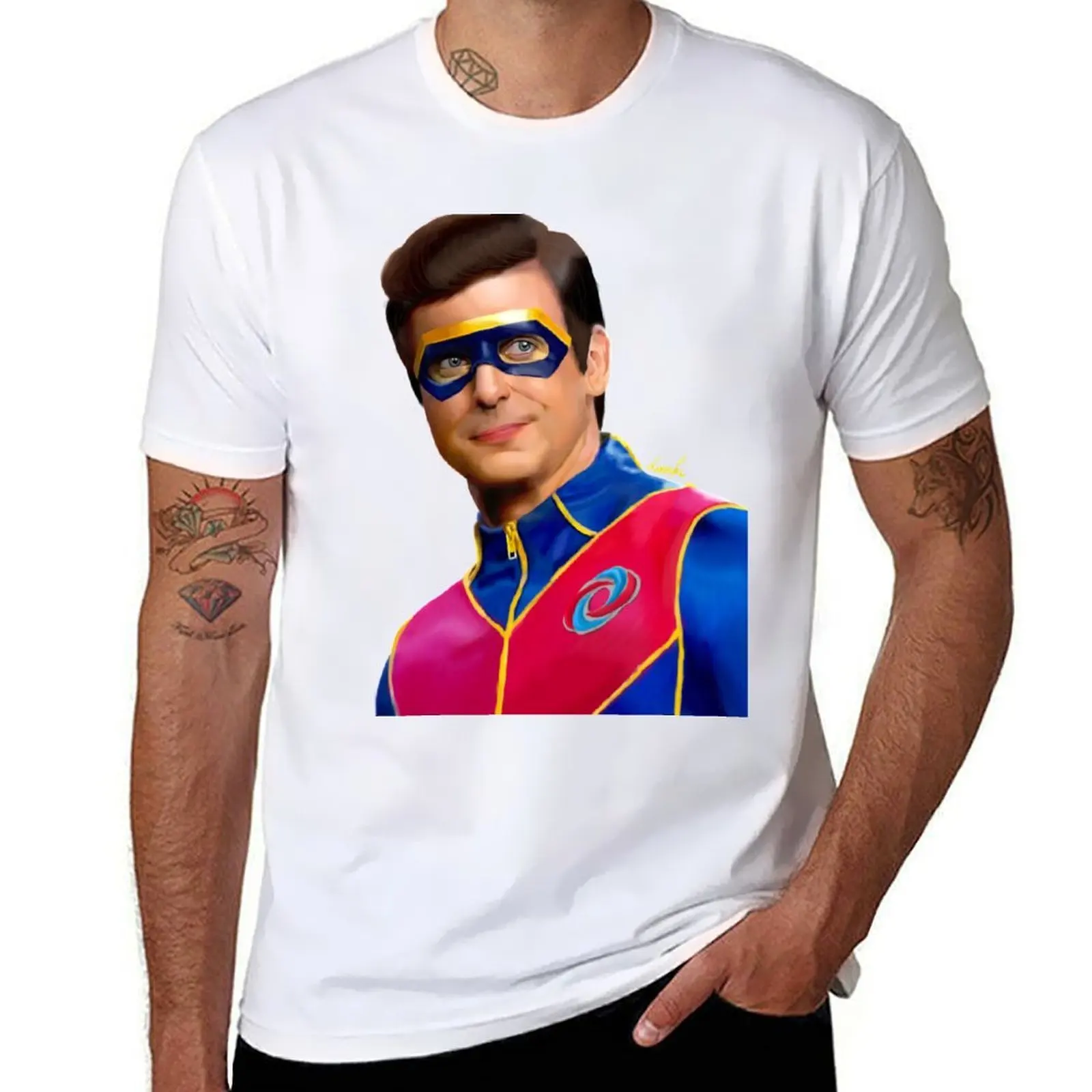 shirts cotton graphic high t tshirt 100% mens quality Man shirts t Captain T-Shirt cotton