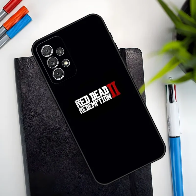 Red Dead Redemption 2 Phone Case For Samsung Galaxy A31 A33 A21 A52 A13 A22 A02 A53 A50 A32 A73 A40 A20 A23 Back Cover image 4