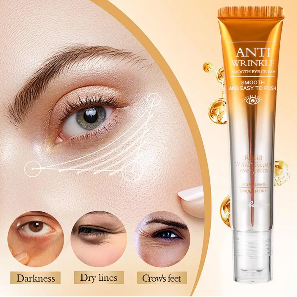 1/2/3pcs Eye Moisturizing Cream Fades Fine Lines Anti Dark Circles Eye Serum Remove Eye Bag Puffiness Anti-Aging Firmness Eye Ca