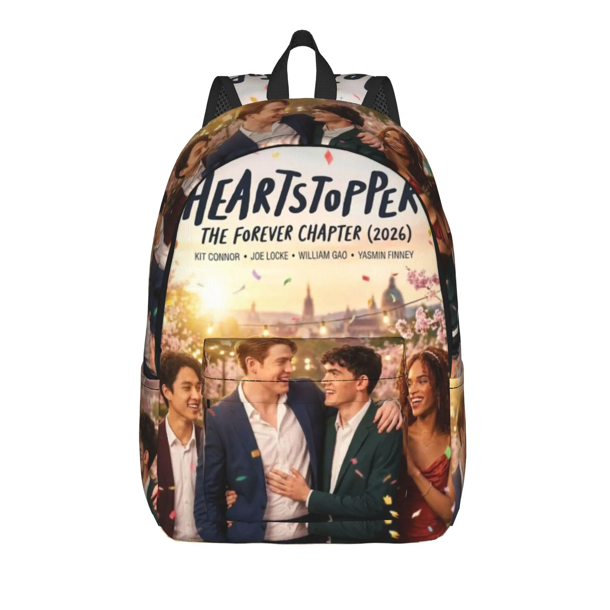 Heartstoppers Forever 2026 Backpack for Men Women Teenage High School Work Daypack  College Canvas Bags Sports