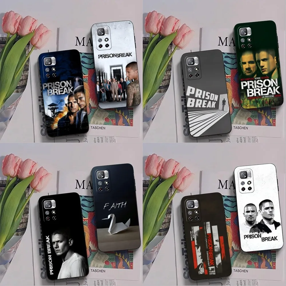 Prison break série de tv caso telefone para xiaomi redmi nota 14 13 12 11 9 ultra 10 lite poco f4 f5 x5 pro plus capa