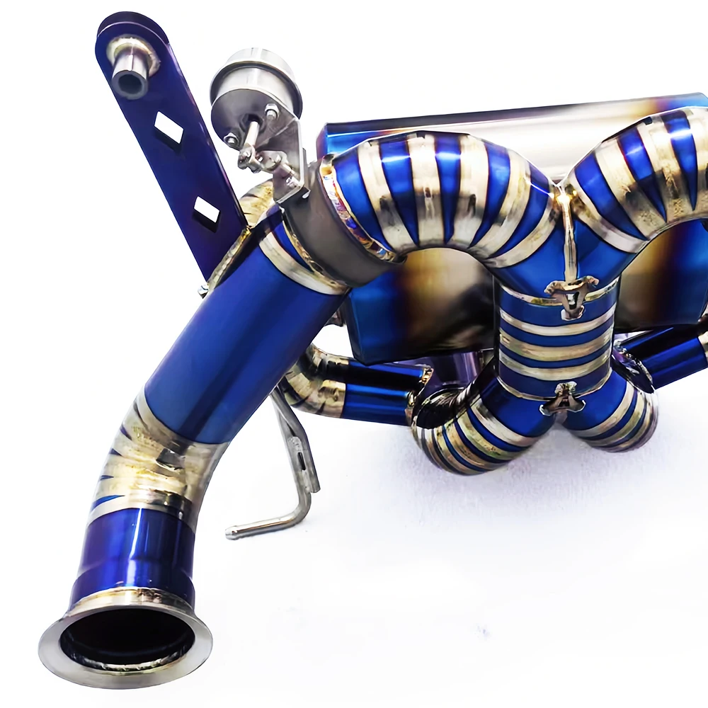 Suitable for Lamborghini LP700/LP750/LP720 2012-2018 titanium alloy cat back exhaust high-performance with valve exhaust