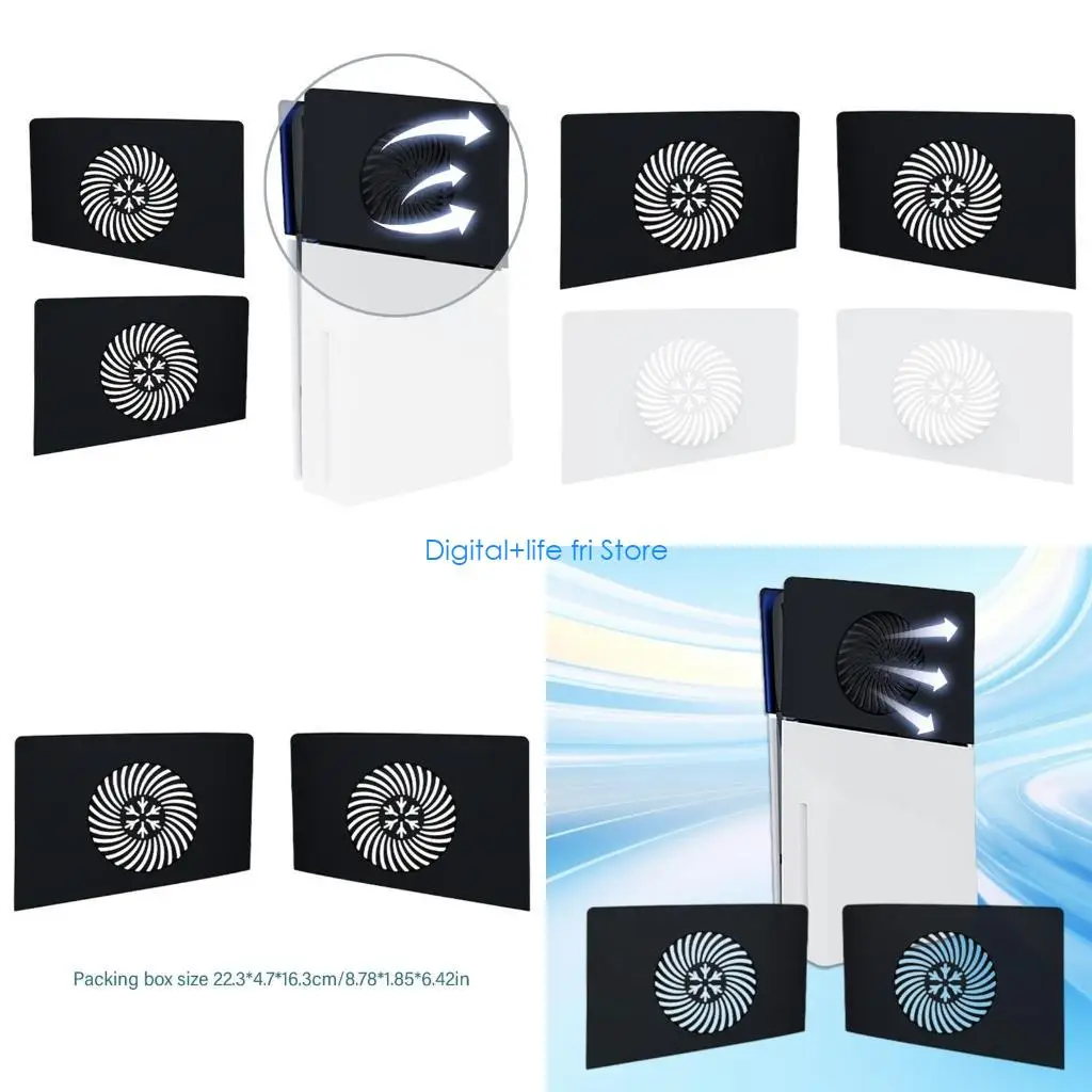 

E06D Case Top Upper Cover Protective Panel Heat Dissipation Holes Cover for Slim