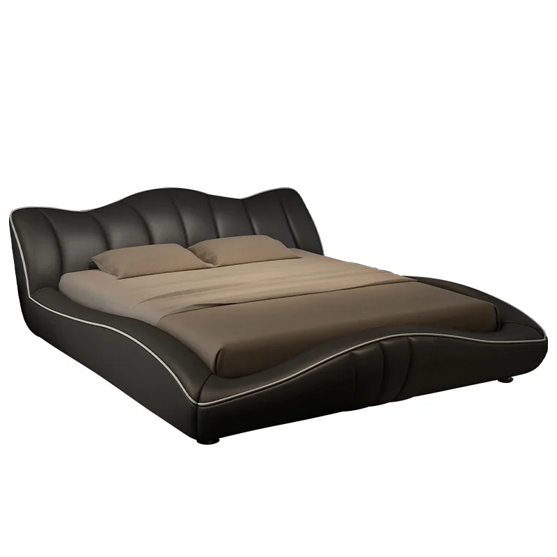 

Bed Light Luxury Modern Simple Double Master Bedroom Bed