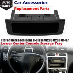 Rhyming Center Console Storage Insert Tray Organizer ABS Plastic Replacement Fit For Mercedes Benz W203 C-Class C230 2001-2007