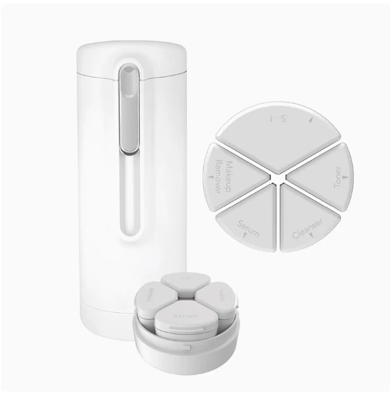 Business trip Outdoor portable travel 4-in-1 storage bottle Body wash Cosmetic skin care products